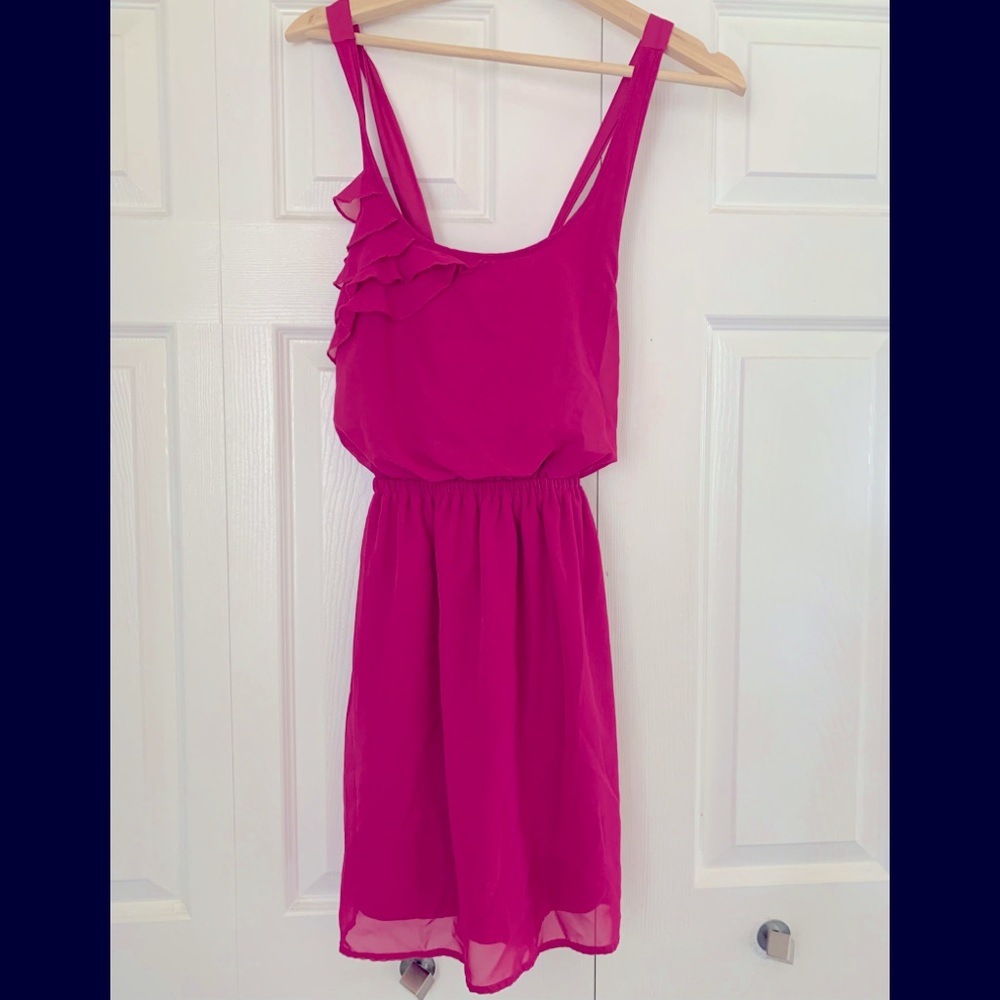 Magenta summer dress
